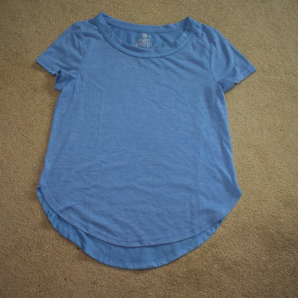 Girls SO Perfect Active Tee 7/8 Blue